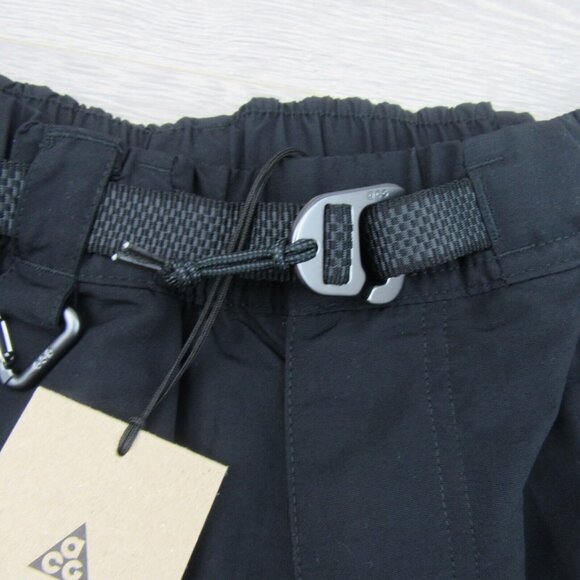 Nike ACG "Snowgrass" Cargo Shorts Mens Size Medium Black NEW - Picture 7 of 16